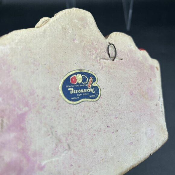 Wall Decor Dogs In A Basket with Cricket Chalkware Vintage Circa 1974 Kitsch - Picture 7 of 8